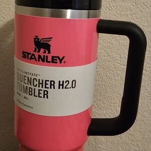 Neon Pink Stanley Cup;Stanley 30 oz. Quencher H2.0 FlowState Tumbler.